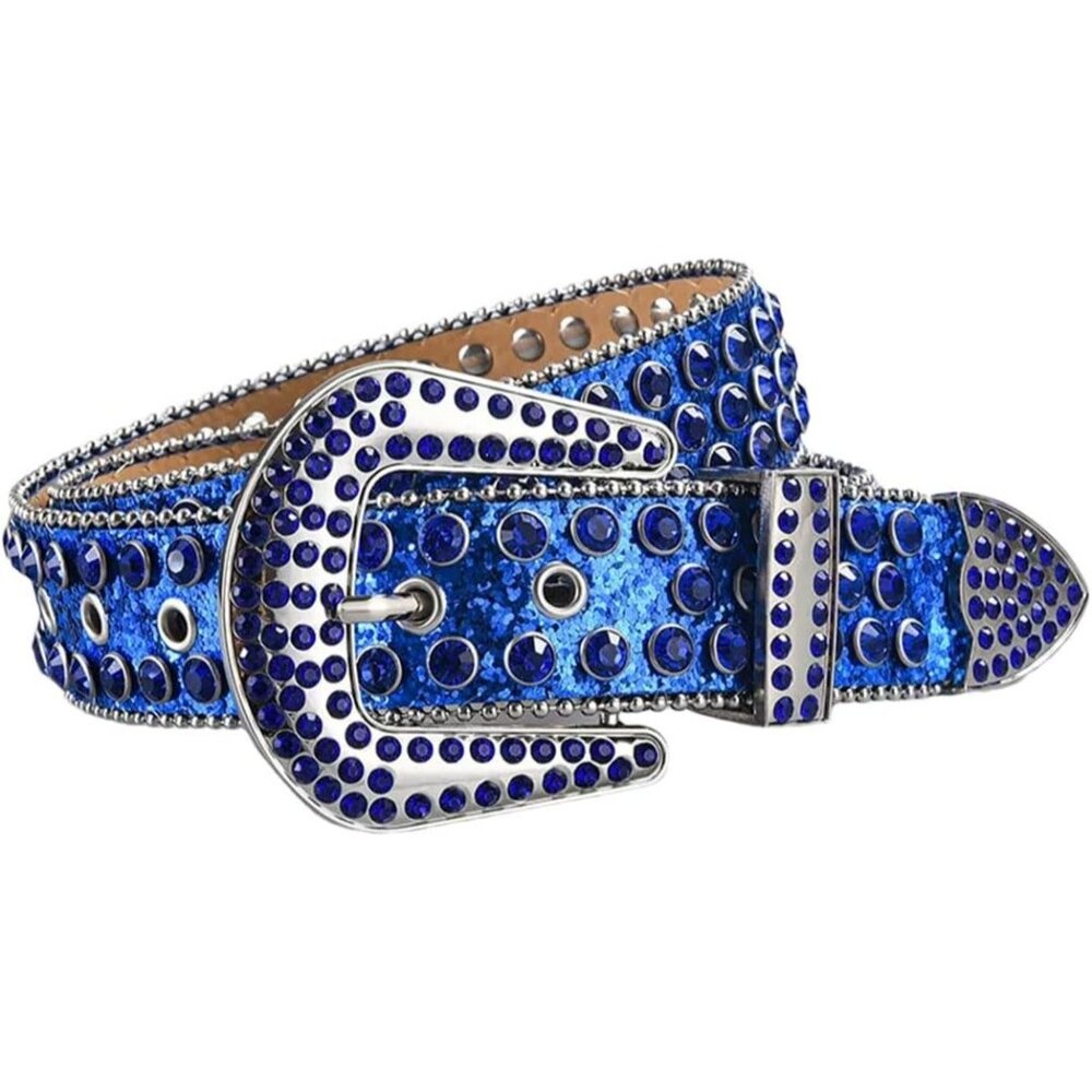 Sparkly Western Rhinestone Belt Studded BB Y2K Belt- cowgirl